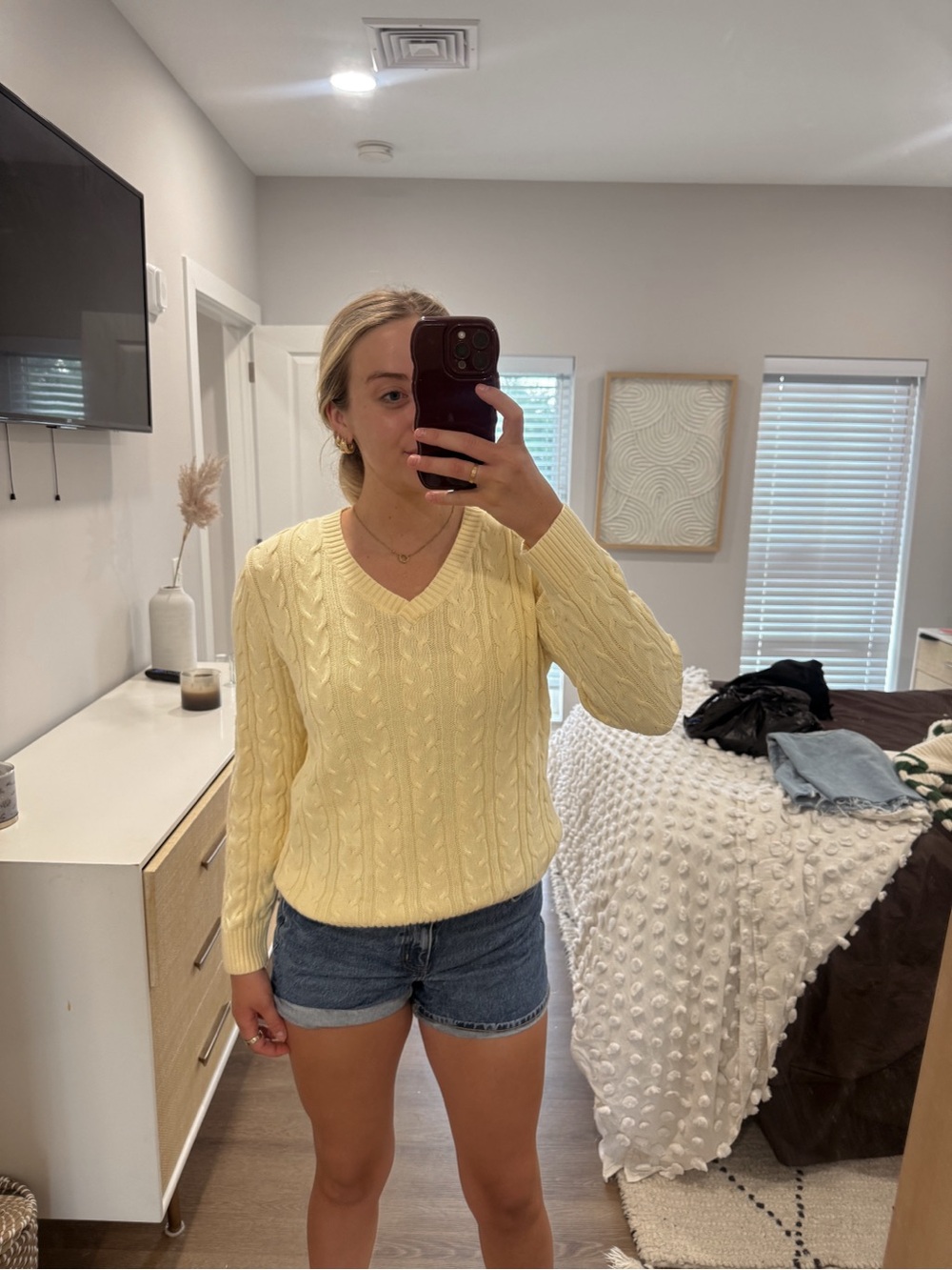 croft and barrow knit sweater M